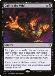 Call to the Void (CLB-118) - Commander Legends: Battle for Baldur's Gate