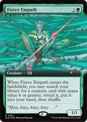 Fierce Empath (SLD-767) - Secret Lair Drop: (Extended Art) Foil
