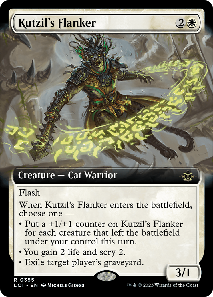 Kutzil's Flanker (LCI-355) - The Lost Caverns of Ixalan: (Extended Art)
