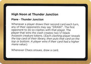 High Noon at Thunder Junction (Black Lotus Unknown Planechase) (OVER-) - Oversize Cards