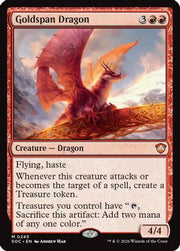 Goldspan Dragon (SOC-245) - Commander: Secrets of Strixhaven