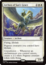 Archon of Sun's Grace (SOC-137) - Commander: Secrets of Strixhaven
