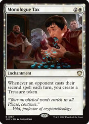 Monologue Tax (SOC-157) - Commander: Secrets of Strixhaven