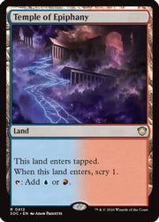 Temple of Epiphany (SOC-412) - Commander: Secrets of Strixhaven