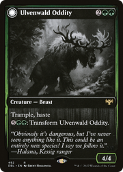 Ulvenwald Oddity // Ulvenwald Behemoth (DBL-492) - Innistrad: Double Feature: (Double Faced Transform)