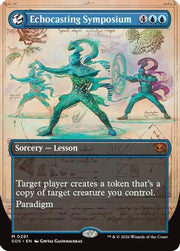 Echocasting Symposium (Borderless) (SOS-291) - Secrets of Strixhaven Foil