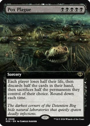Pox Plague (Extended Art) (SOS-328) - Secrets of Strixhaven Foil
