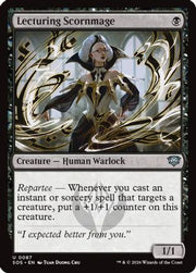Lecturing Scornmage (SOS-087) - Secrets of Strixhaven Foil
