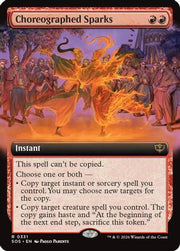 Choreographed Sparks (Extended Art) (SOS-331) - Secrets of Strixhaven