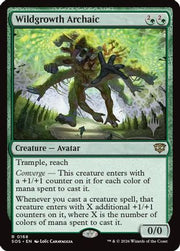Wildgrowth Archaic (PPSOS-168) - Promo Pack: Secrets of Strixhaven Foil