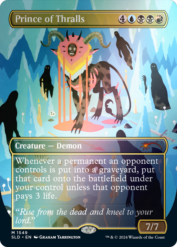 Prince of Thralls (SLD-1549) - Secret Lair Drop (Borderless) Foil