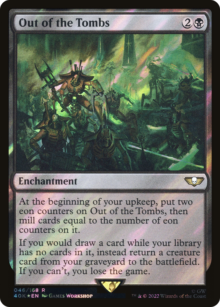 Out of the Tombs (40K-046) - Warhammer 40,000 Commander Foil