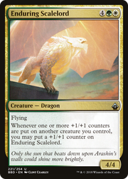 Enduring Scalelord (BBD-221) - Battlebond Foil