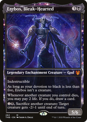 Erebos, Bleak-Hearted (THB-262) - Theros Beyond Death: (enchantment, Showcase)