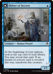 Delver of Secrets // Insectile Aberration (INR-060) - Innistrad Remastered