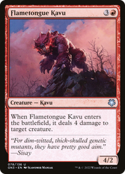 Flametongue Kavu (GN3-078) - Game Night: Free-for-All
