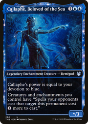 Callaphe, Beloved of the Sea (THB-260) - Theros Beyond Death: (enchantment, Showcase) Foil