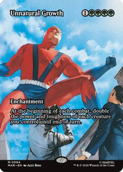 Unnatural Growth (Borderless) (MAR-084) - Marvel Universe Eternal-Legal