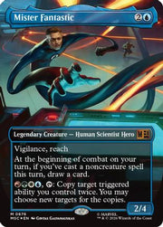 Mister Fantastic (Borderless) (Surge Foil) (MSC-876) - Commander: Marvel Super Heroes Foil
