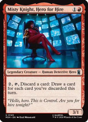 Misty Knight, Hero for Hire (MSH-145) - Marvel Super Heroes Foil