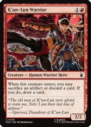 K'un-Lun Warrior (MSH-140) - Marvel Super Heroes Foil