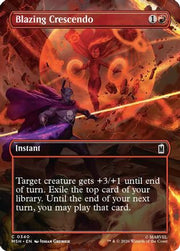 Blazing Crescendo (Borderless) (MSH-340) - Marvel Super Heroes Foil