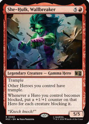 She-Hulk, Wallbreaker (Surge Foil) (MSC-060) - Commander: Marvel Super Heroes Foil