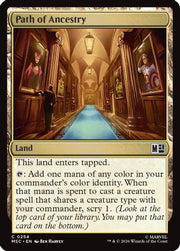 Path of Ancestry (Surge Foil) (MSC-254) - Commander: Marvel Super Heroes Foil