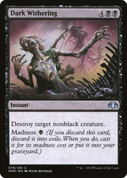 Dark Withering (DMR-079) - Dominaria Remastered