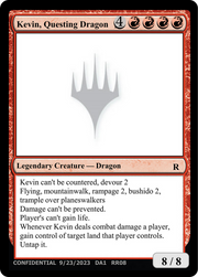 Kevin, Questing Dragon (UNK-RR08A) - Unknown Event