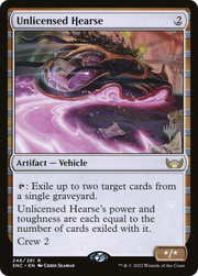Unlicensed Hearse (PPSNC-246) - Streets of New Capenna Promos Foil