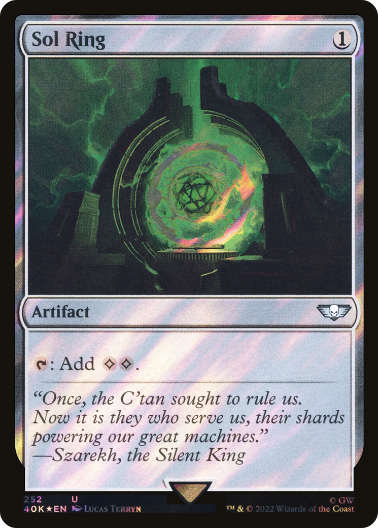 Sol Ring (40K-252) - Warhammer 40,000 Commander Foil