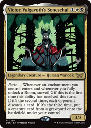 Victor, Valgavoth's Seneschal (PPDSK-238) - Duskmourn: House of Horror Promos Foil