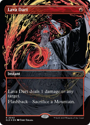 Lava Dart (SLD-2042) - Secret Lair Drop (Borderless) Foil