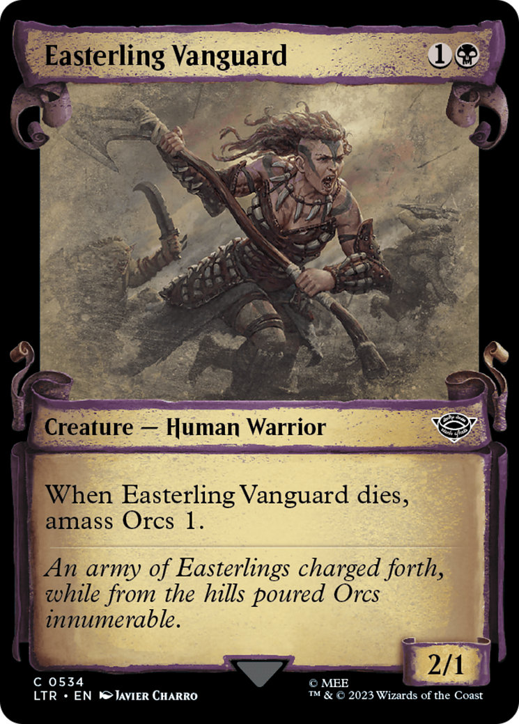 Easterling Vanguard (LTR-534) - The Lord of the Rings: Tales of Middle-earth: (Showcase) Foil