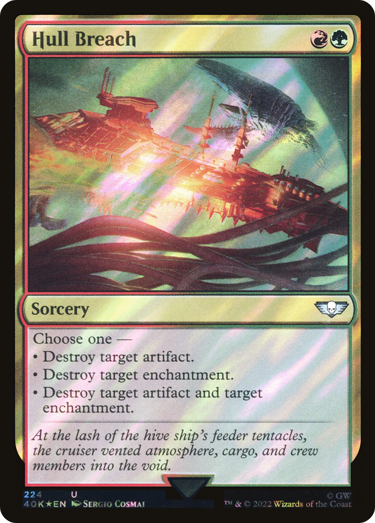 Hull Breach (40K-224) - Warhammer 40,000 Commander Foil