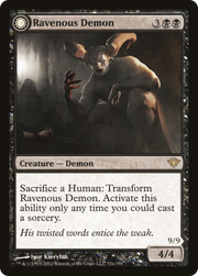 Ravenous Demon // Archdemon of Greed (DKA-071) - Dark Ascension: (Double Faced Transform)