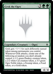 Grek the Ogre (UNK-RG05A) - Unknown Event