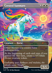 Crested Sunmare (SLD-1228) - Secret Lair Drop (Borderless)