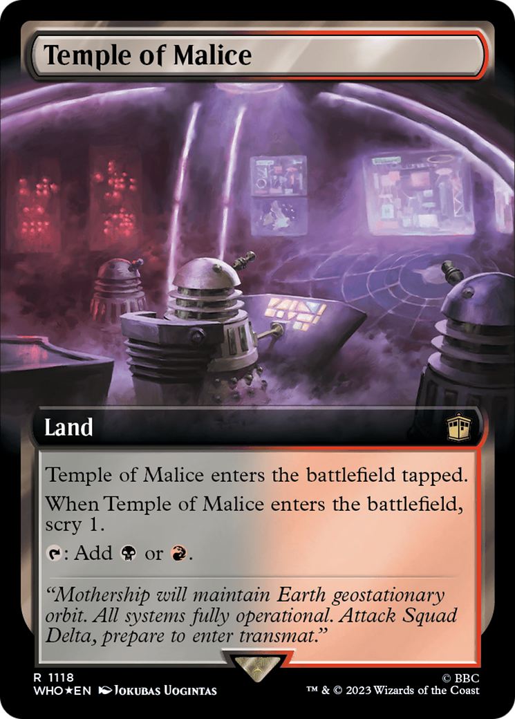 Temple of Malice (WHO-1118) - Doctor Who: (Extended Art) Foil