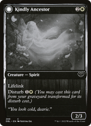 Kindly Ancestor // Ancestor's Embrace (DBL-289) - Innistrad: Double Feature: (Double Faced Transform) Foil