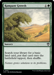 Rampant Growth (OTC-201) - Outlaws of Thunder Junction Commander