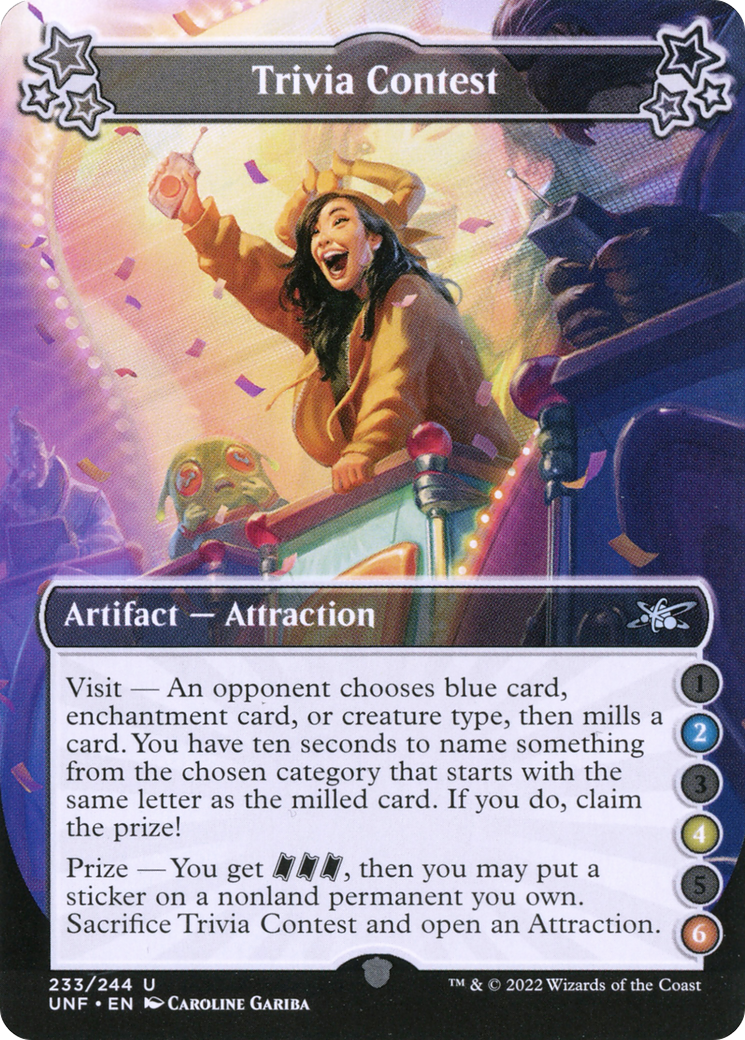 Trivia Contest (UNF-233) - Unfinity