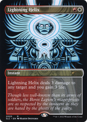 Lightning Helix (SLC-2005) - Secret Lair 30th Anniversary Countdown Kit (Borderless) Foil