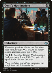 Gonti's Machinations (AER-063) - Aether Revolt Foil