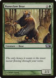 Runeclaw Bear (M12-193) - Magic 2012 Foil