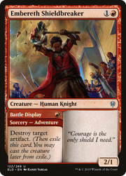 Embereth Shieldbreaker // Battle Display (ELD-122) - Throne of Eldraine Foil