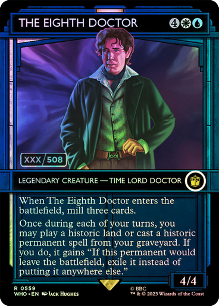 The Eighth Doctor (WHO-559) - Doctor Who: (Showcase) (Borderless) Foil