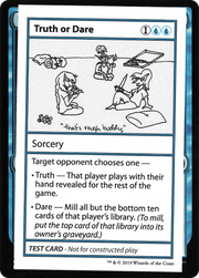 Truth or Dare (CMB1-032) - Mystery Booster Playtest Cards 2021