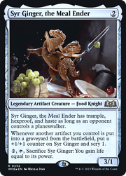 Syr Ginger, the Meal Ender (PRE-252) - Wilds of Eldraine Promos Foil